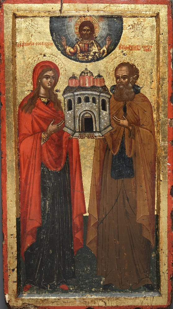 Saints Simon and Magdalene - H. M. Simonopetra 